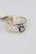 Sterling Silver Amethyst Gemstone Ring