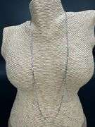 10k White Gold Solid Figaro Link Chain 1.9mm Necklace 20"