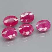 Fantastic 6.16ct HEATED ONLY Burmese Ruby set