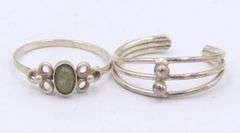 Group lot of vintage 925 sterling silver jewelry