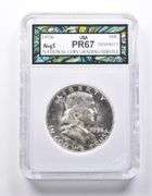 PR67 1956 Franklin Half Dollar NCGS