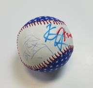 Metallica Autographed X2 Signed Fender Baseball Kirk Hammett ACOA PSA