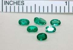 Intense Natural Emerald Lot