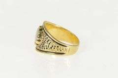 14K Yellow Gold Ornate Natural Opal Graduated Statement Ring