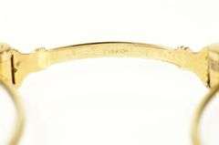 14K Yellow Gold Retractable Opera Glasses Ornate Steam Punk