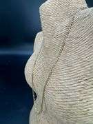 10k Yellow Gold Solid Pave Curb Link Chain 3.2mm Necklace 18"