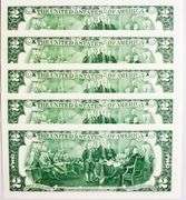 (5) Superb Crisp 2017A $2 Star Notes Philadelphia-Consecutive!