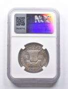 MS64 1963-D Franklin Half Dollar NGC Beautifully Toned