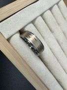 Men's Tungsten Carbide Gold Color Design Wedding Band Comfort Fit Ring Size 12