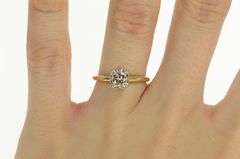14K Yellow Gold 0.48 Ct G/VS1 1940's Diamond Engagement Ring