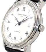 Frederique Constant Classic, 40mm, White Dial, Stainless Steel W/ Box
