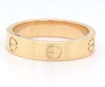 18kt Yellow gold Cartier love style band