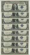 8 Choice CU Series of 1957 STAR Silver Certificate notes