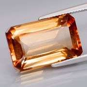 Lavish 8.67ct emerald cut Imperial Topaz