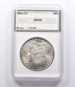 MS66 1884-CC Morgan Silver Dollar NGS