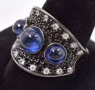 Sterling Silver Multi-Gemstone Ring