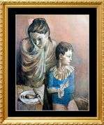 Pablo Picasso, Tumbler's Mother and Son, 1905