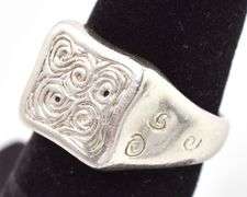 Sterling Silver Swirl Ring
