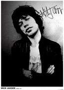Mick Jagger The Rolling Stones Facsimile Signed Poster 24"x36"