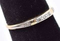 Amazing 14K Yellow Gold Diamond Ring