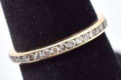 Fantastic 14K Yellow Gold Diamond Band Ring