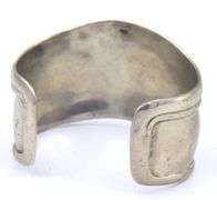 Vintage 925 sterling silver wide cuff bangle