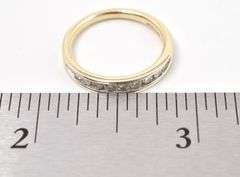 Pleasant 14K Yellow Gold Diamond Band Ring