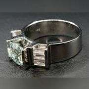 Sparkling 2.75 Ct VVs1 -Fire Mossanite Ring
