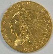 Better date Choice BU 1912 US $2.50 Indian Gold Piece