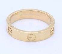 18kt Yellow gold Cartier love style band