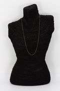22k Yellow Gold Plated Sterling Silver Box Chain 0.8mm Genuine Solid 925 Italy Classic New Necklace 26"