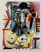 Collectible Pencil Numbered Pablo Picasso, Busto de Mujer