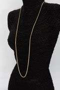 22k Yellow Gold Plated Sterling Silver Snake Chain 2.4mm Solid 925 New Brazilian Necklace 36"