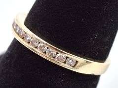 Joyful 14K Yellow Gold Diamond Band Ring