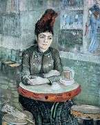 Collectible Vincent van Gogh, Woman at the Café du Tambourin (1887)