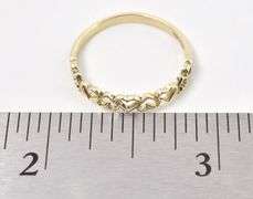 Loveable 10K Yellow Gold Heart Ring