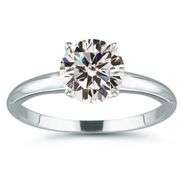 Sparkling 2.75 Ct White I-J Fire Moissanite Ring