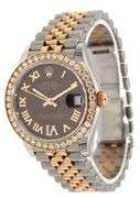 Rolex Datejust TT Two-Tone 278271, 31mm, Brown Diamond Dial, 18K RoseGold & Steel W/ Box & Papers