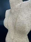 10k Yellow Gold Solid Pave Figaro Link Chain 1.9mm Necklace 20"