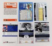 6 Peyton Manning Football Cards