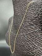 10k Yellow Gold-Hollow Cable Chain Round Rolo Link 2mm Necklace 22"