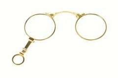14K Yellow Gold Retractable Opera Glasses Ornate Steam Punk