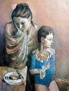 Pablo Picasso, Tumbler's Mother and Son, 1905