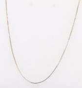 Italian 925 sterling silver box chain necklace