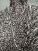 10k White Gold Solid Cable Chain Round Rolo Link 0.9mm Necklace 20"