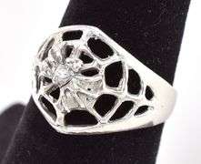 Sterling Silver Spider Ring
