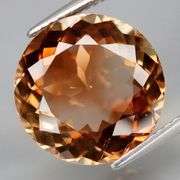 Simply ravishing 9.94ct Imperial Topaz solitaire