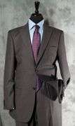 A Classy 2-Button Charcoal. Gray Color Suit By Galante
