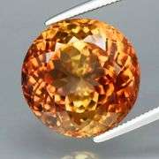 Simply ravishing 9.95ct VS Imperial Topaz solitaire