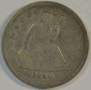 Scarce 1840-O Liberty Seated Quarter in Fine